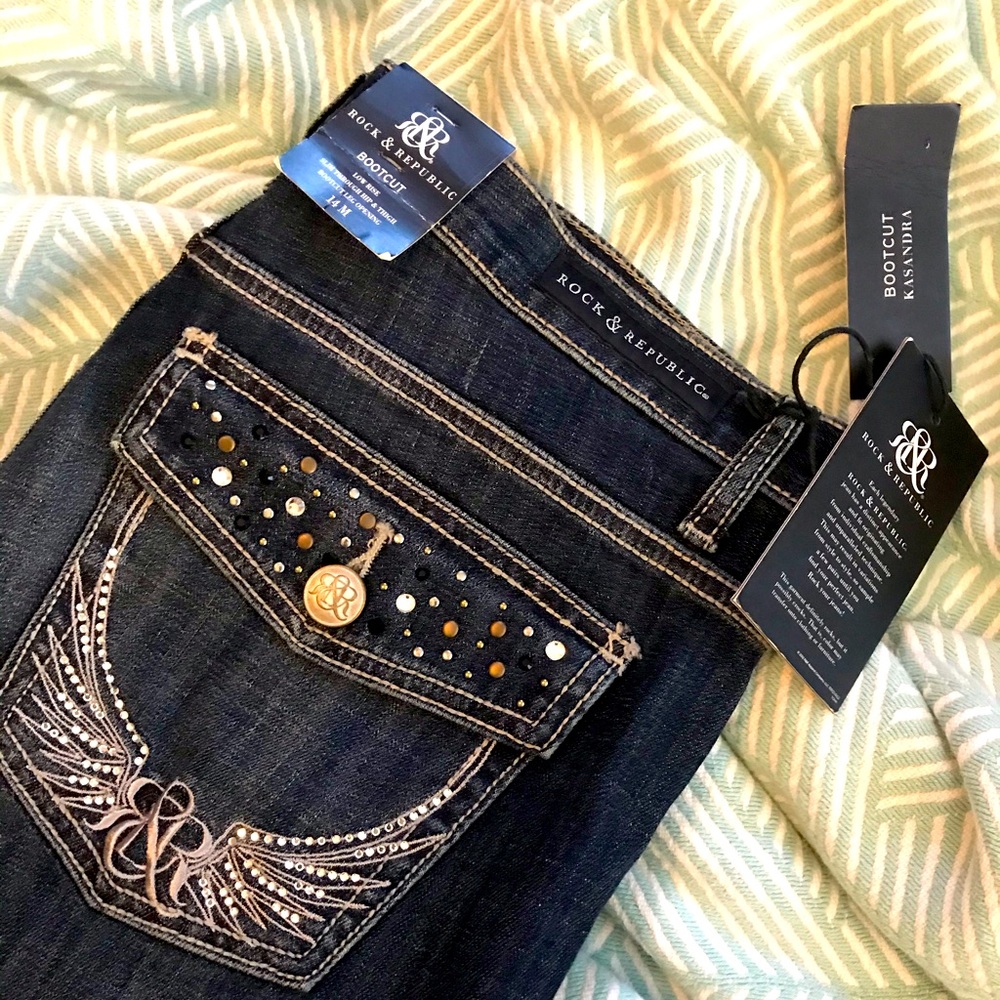 14 M Rock & Republic statement jeans NWT